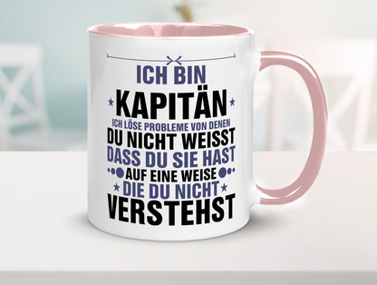 Löse Probleme: Kapitän | Schiffskapitän Schiff v2 Geschenk Humor Geschenkidee