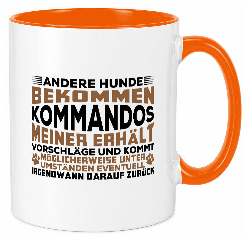 Hunde Training | Hundebesitzer Tasse Hundekommando vl4 Geschenk Tierliebhaber