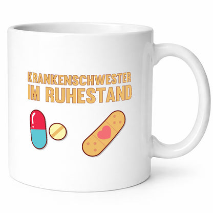 Krankenschwester im Ruhestand | Rentnerin Krankenschweste Geschenk Jubiläum
