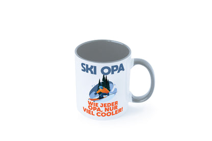 Ski Opa, normal, nur cooler | Skifahrer Bäume Schnee Geschenkidee Familie Humor