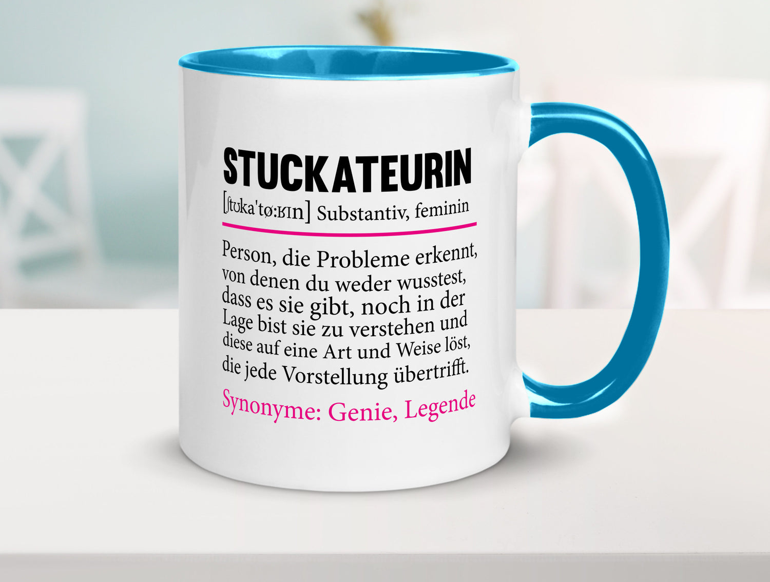 Stuckateurin | Innenausbau Beruf Humor Spruch Arbeit Kollegen Büro Geschenkidee