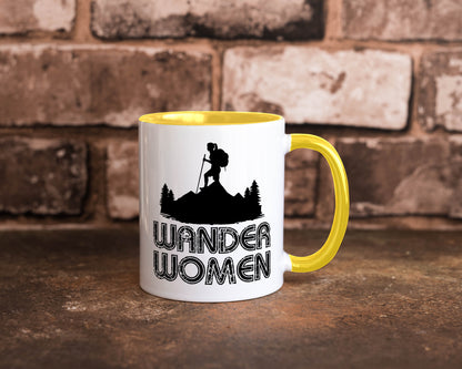 Wander Woman | Wandern Berge Geschenk Familie Geschenkidee lustiger Spruch Tasse