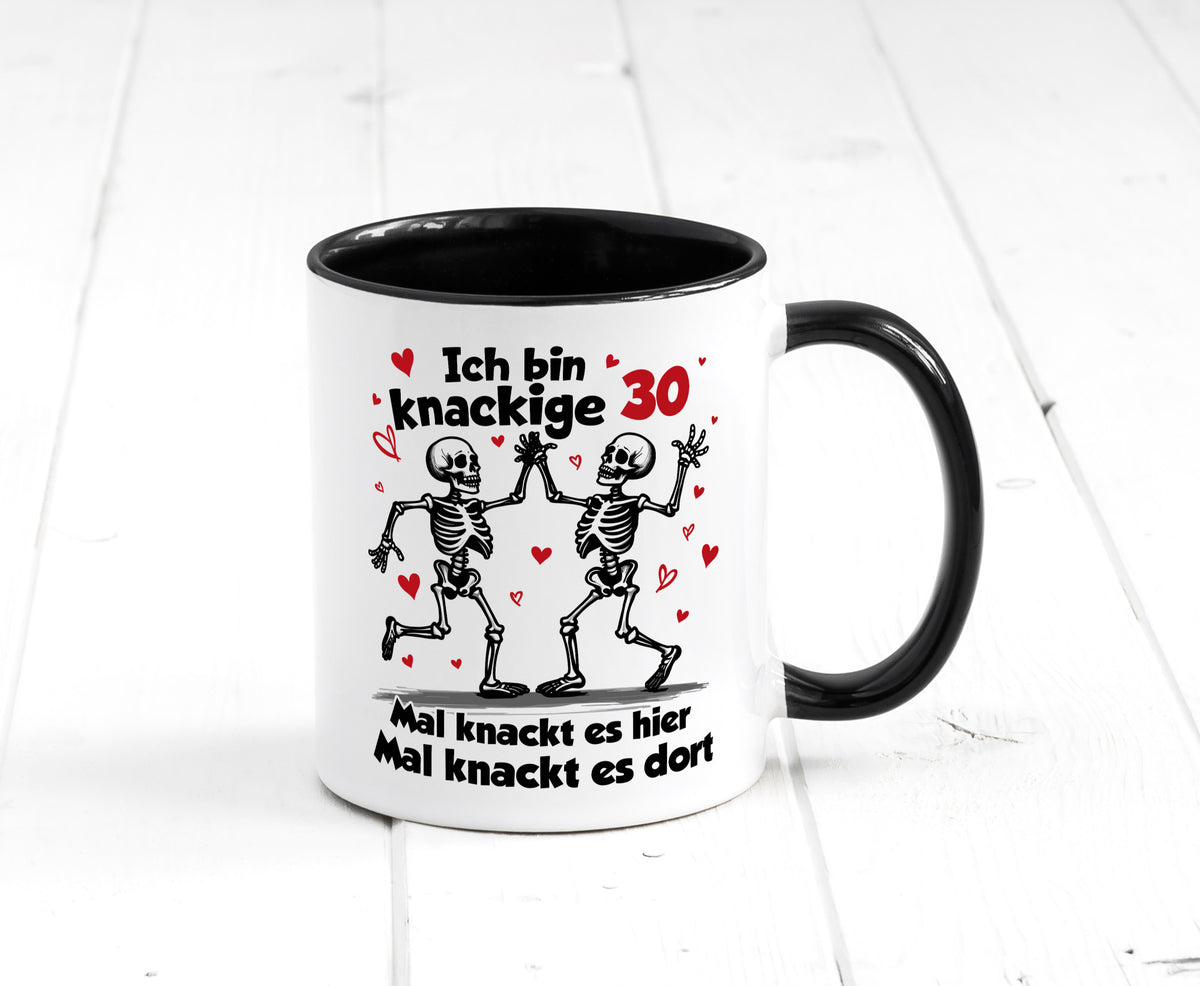 30. Geburtstag | Knackige 30 Ich bin alt v2 lustiger Spruch Geschenk Tasse