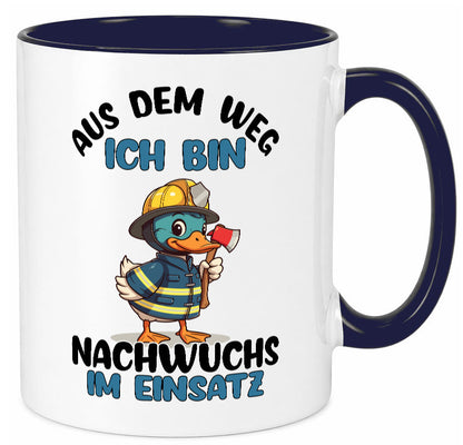 THW nachwuchs | Technische Hilfe Hilfswerk aus dem weg Geschenkidee Humor Tasse