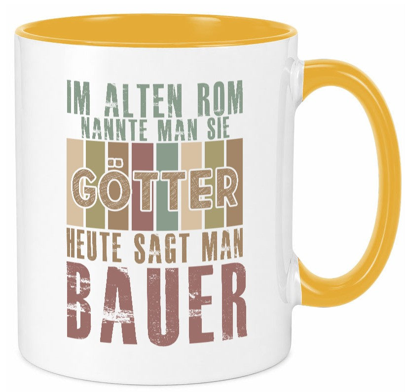 Heute sagt man: Bauer | Bauernhof Landwirtschaft Humor Geschenkidee Tasse