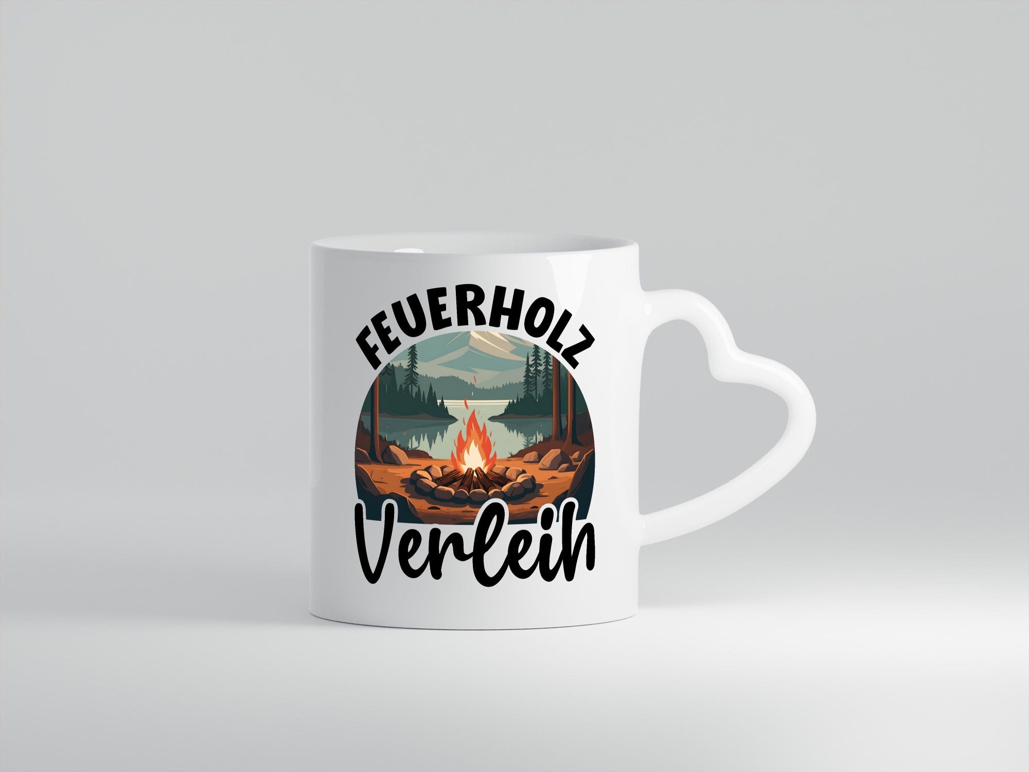 Feuerholz Verleih | Brennholz Wald Forster Geschenkidee Humor Tasse