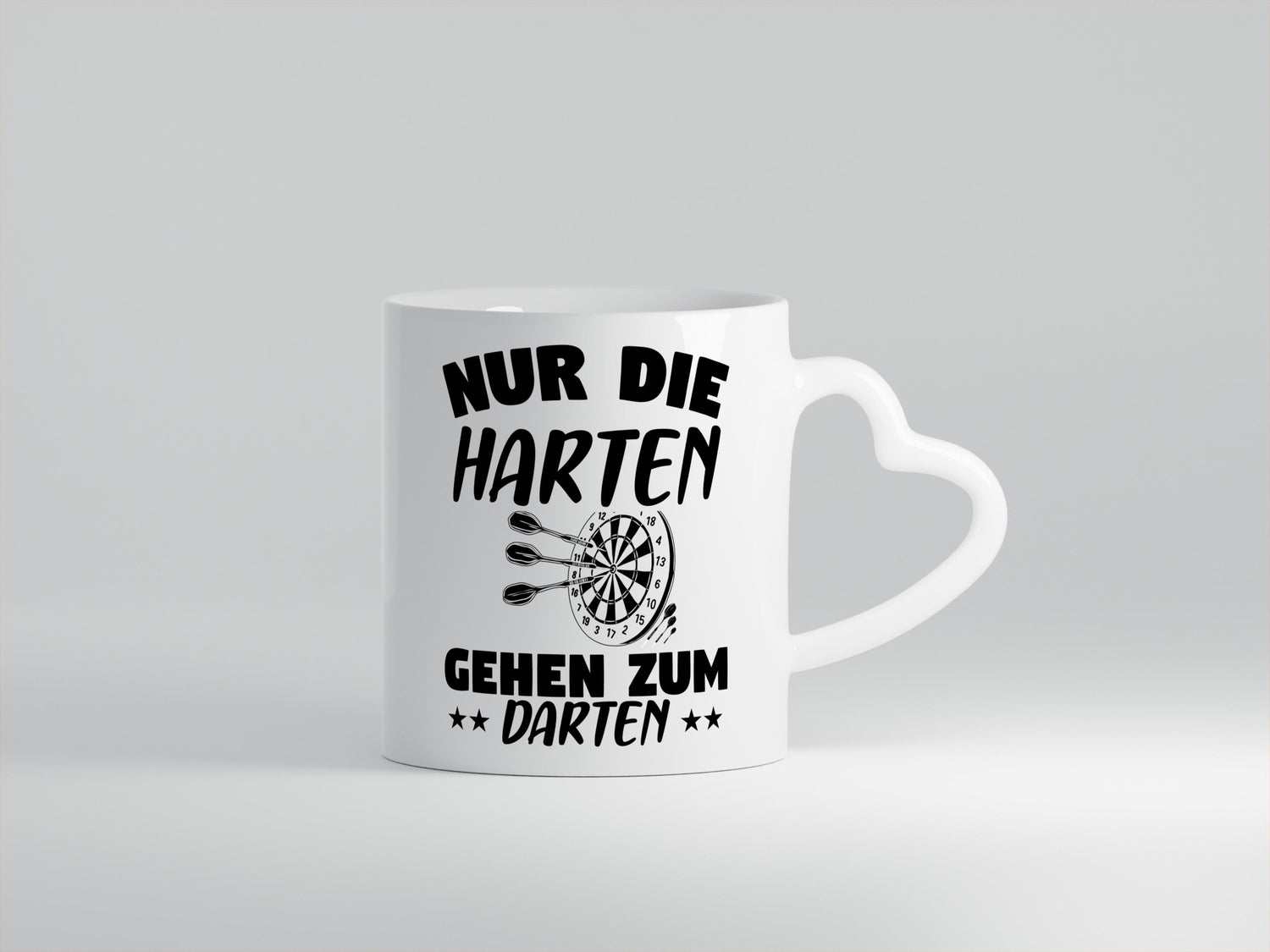Die Harten gehen zum Darten | Dart Tasse Dartspieler Geschenkidee Humor