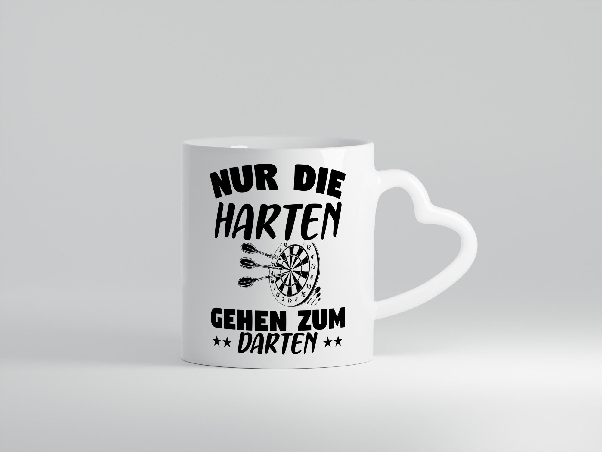 Die Harten gehen zum Darten | Dart Tasse Dartspieler Geschenkidee Humor