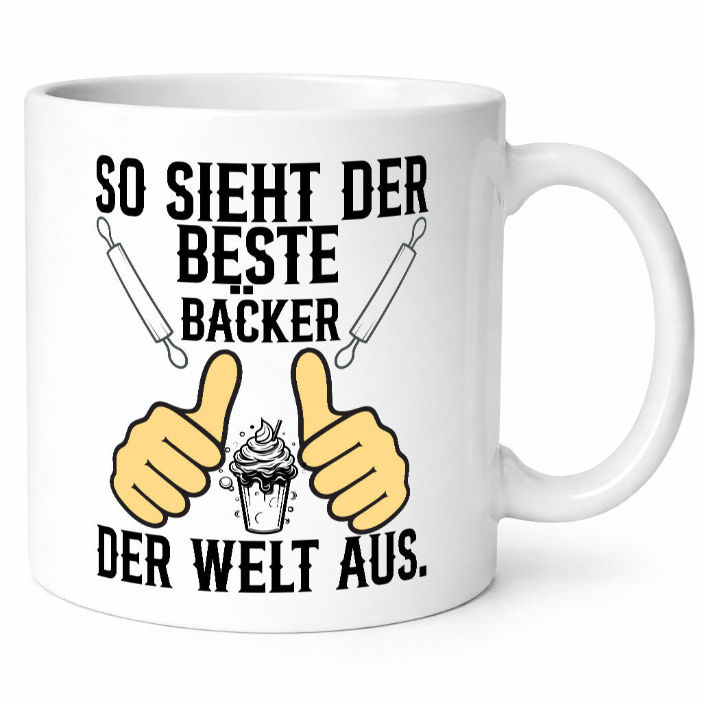 So sieht der beste Bäcker Welt aus | Meister Humor Geschenkidee Tasse