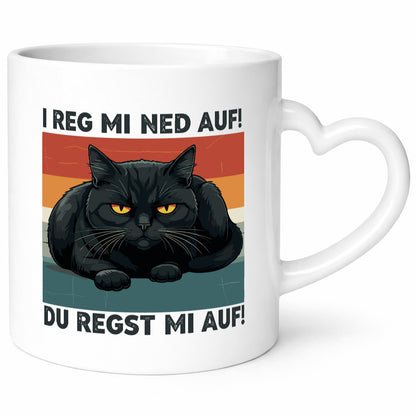 Du regst mi Auf | Böse Katze Reg ned lustiger Spruch Geschenk Tierliebhaber
