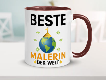 Welt Bester Malerin | Malerinnen Geschenk Humor Geschenkidee lustiger Spruch