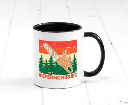 Kiefernchirurg | Kettensäge Waldarbeiter Holz Geschenk Arbeit Kollegen Büro Tasse