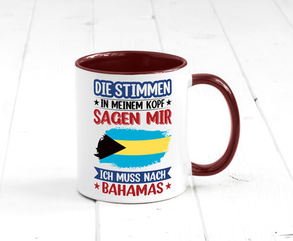 Bahamas | Urlaub Stimmen in meinem Kopf Traumland Geschenk Humor Geschenkidee