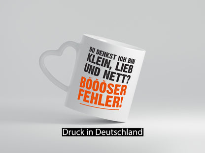 Böööser Fehler | Spruch Tasse kleine Frau Freundin Humor Geschenkidee