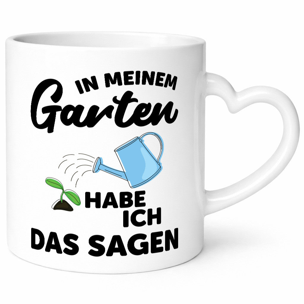 Ich habe das sagen im Garten | Gärtner Pflanzen lustiger Spruch Geschenk Humor