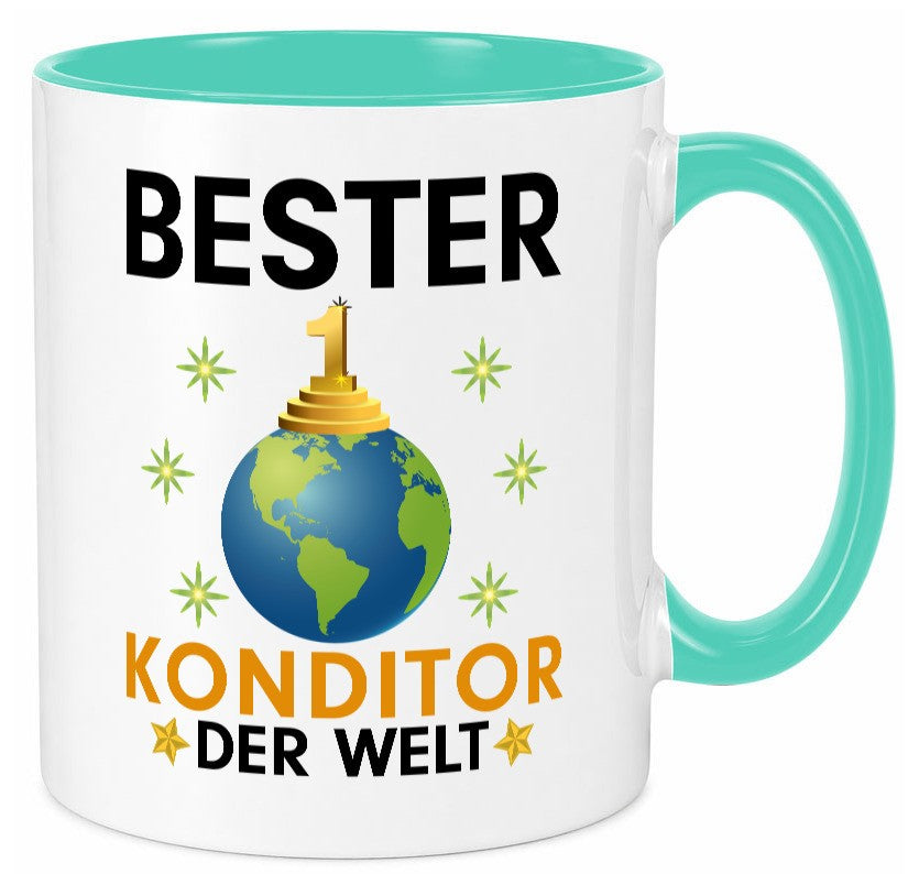 Welt Bester Konditor | Konditorei lustig Humor Geschenkidee Geschenk Tasse