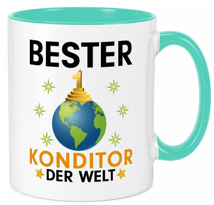 Welt Bester Konditor | Konditorei lustig Humor Geschenkidee Geschenk Tasse