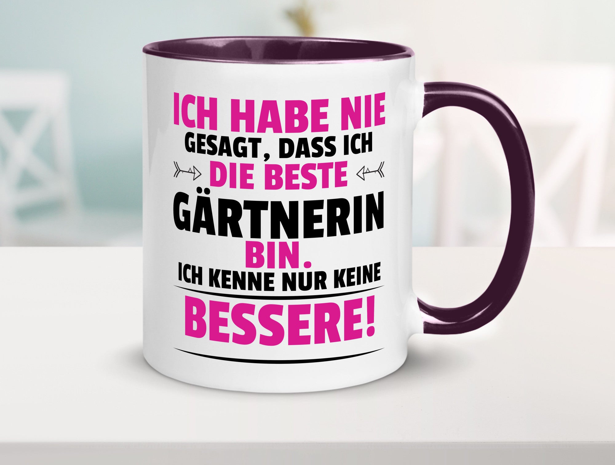 Die Beste Gärtnerin | Gartenbau lustiger Spruch Geschenk Humor Geschenkidee