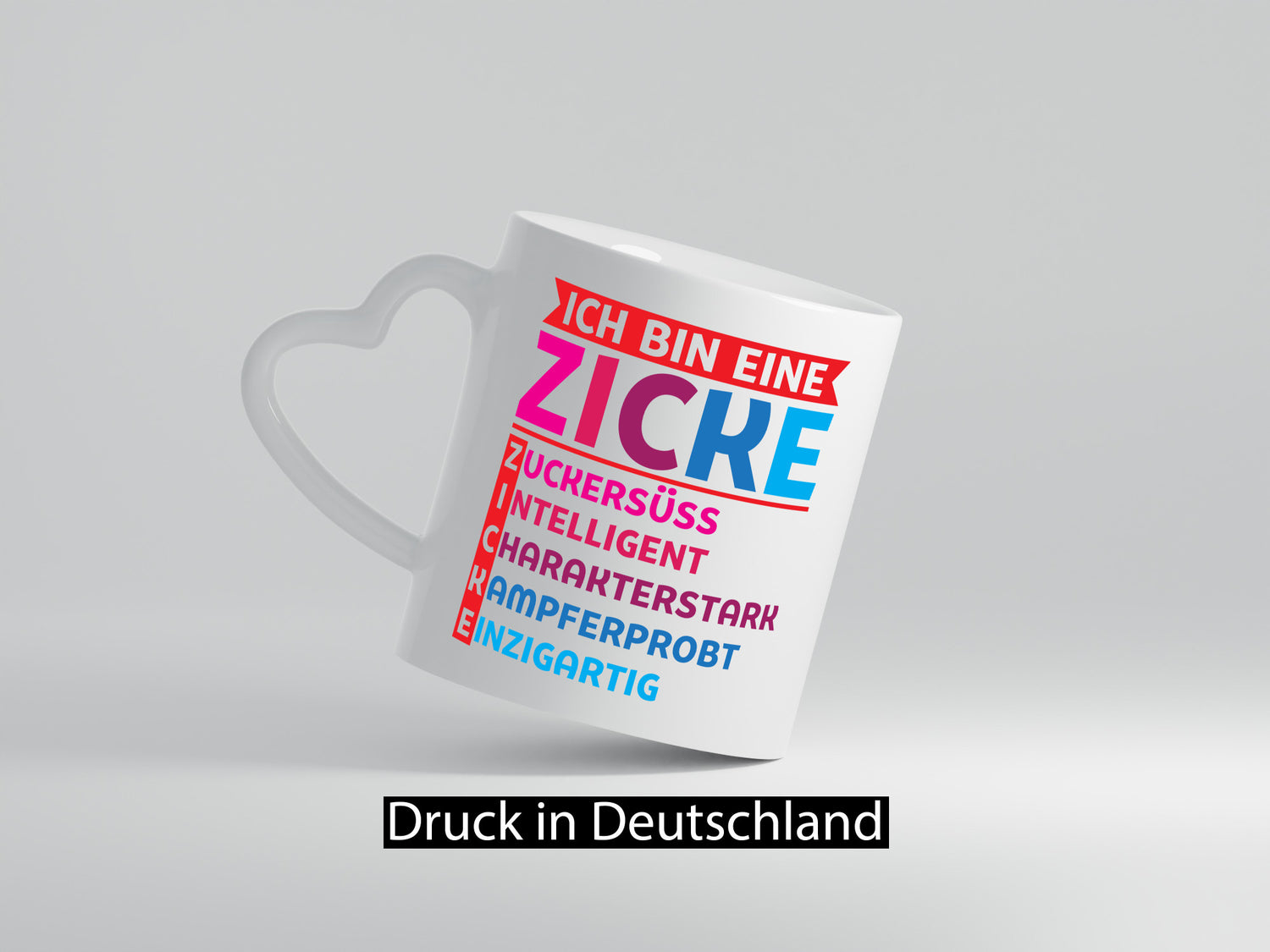 Ich bin eine Zicke | Definition süßes Mädchen v2 Geschenkidee Humor Tasse