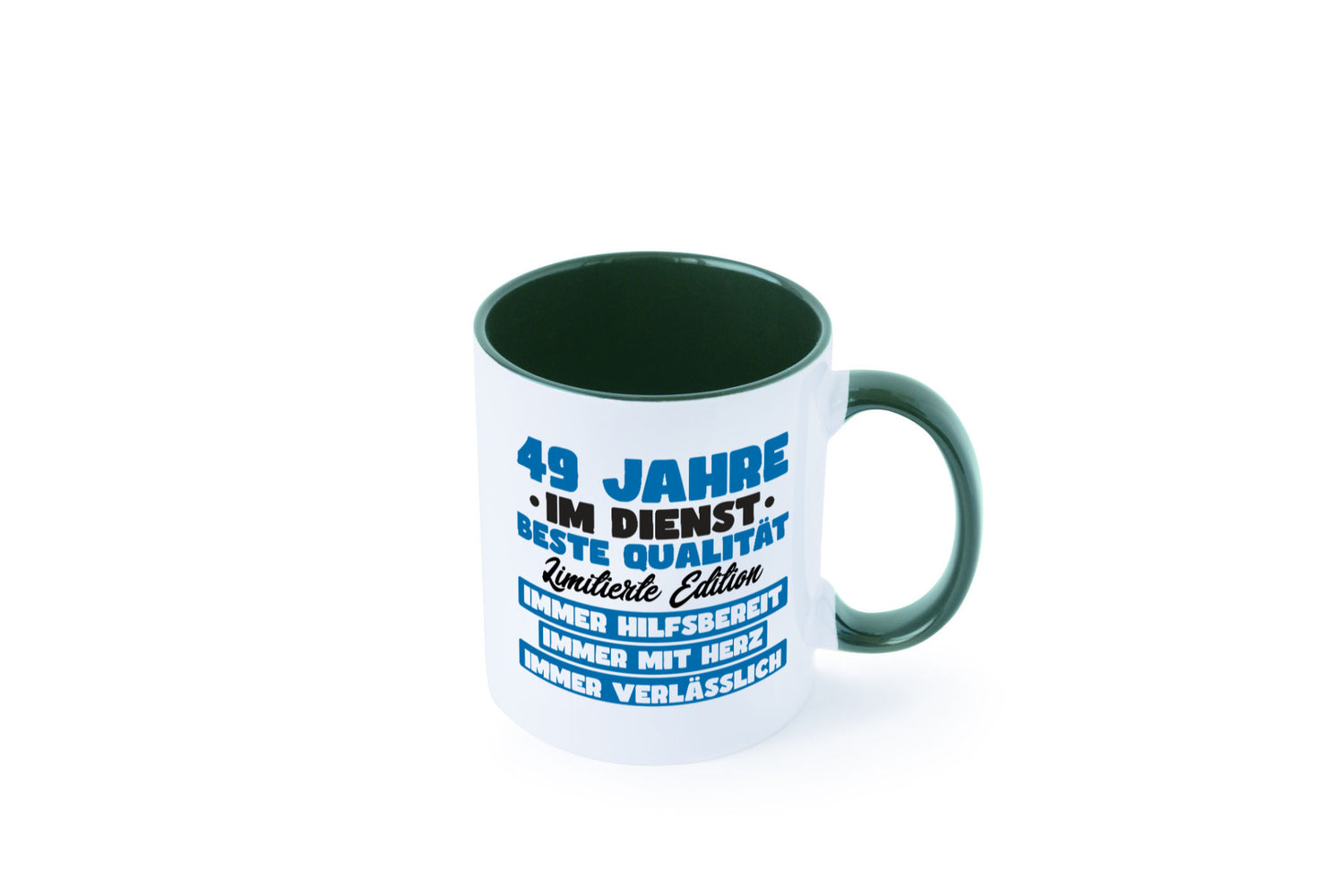 49 Jahre im Dienst | Jubiläum Arbeit v7 Humor Kollegen Büro Geschenkidee Tasse