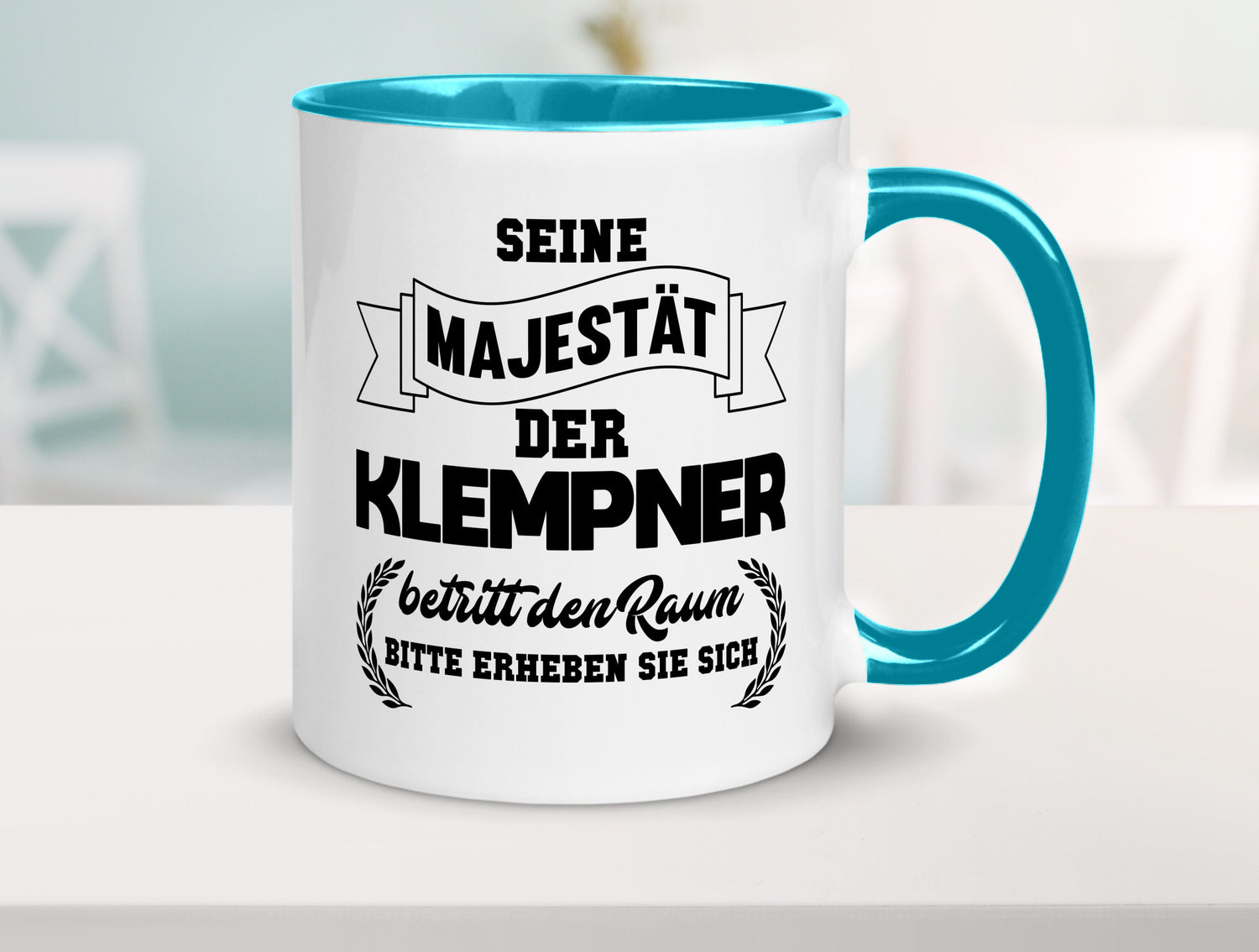 Der Klempner betritt den raum | Geschenk Humor Geschenkidee lustiger Spruch