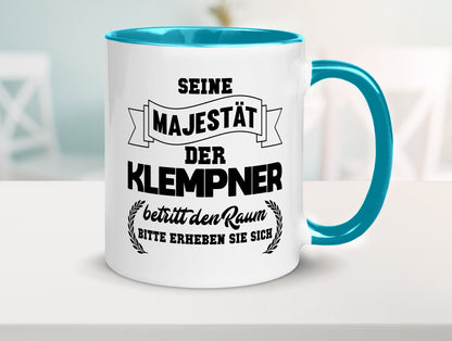 Der Klempner betritt den raum | Geschenk Humor Geschenkidee lustiger Spruch