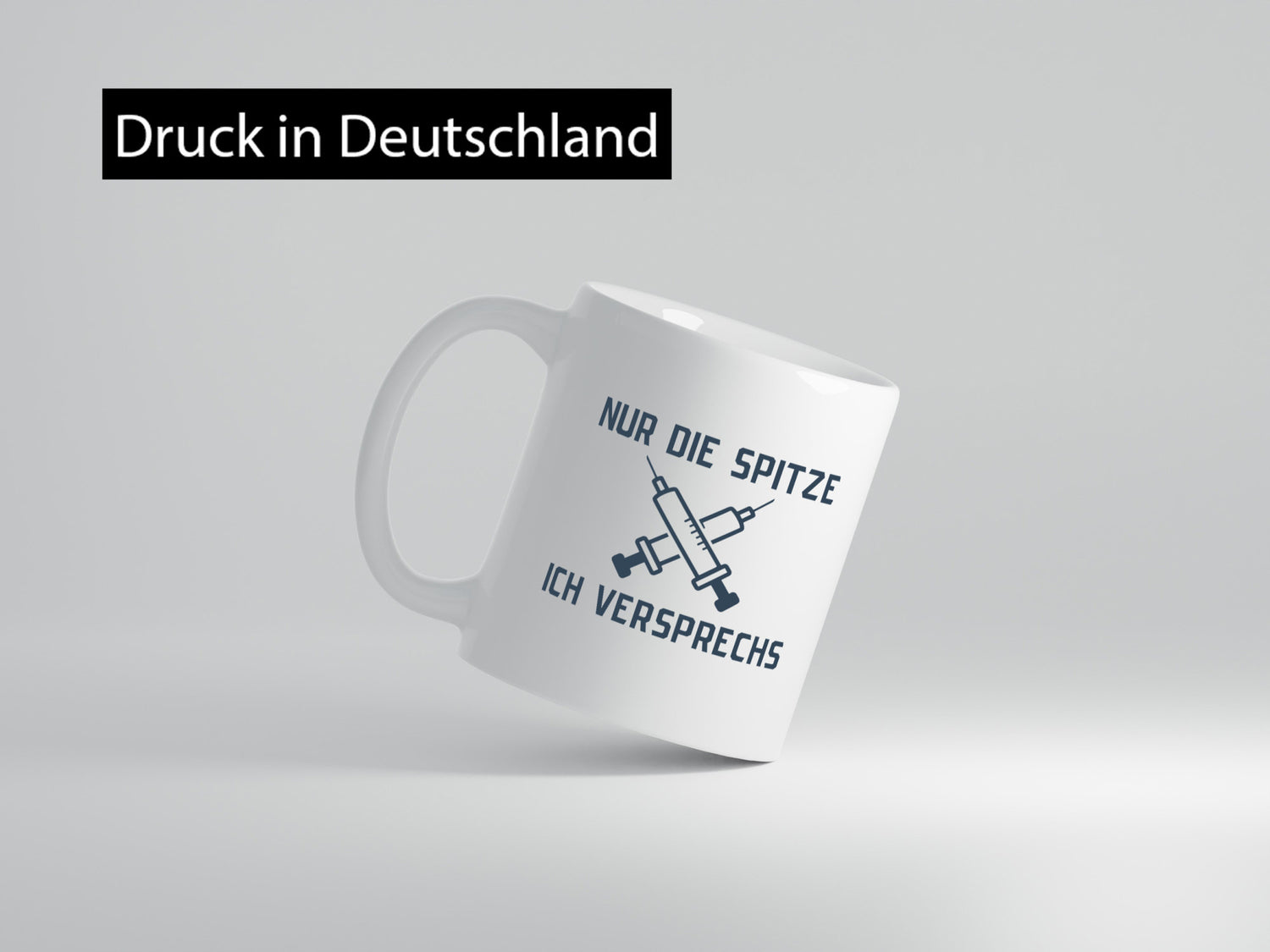 Nur die Spitze, ich versprechs | Spritzen Krankenschwester lustiger Spruch