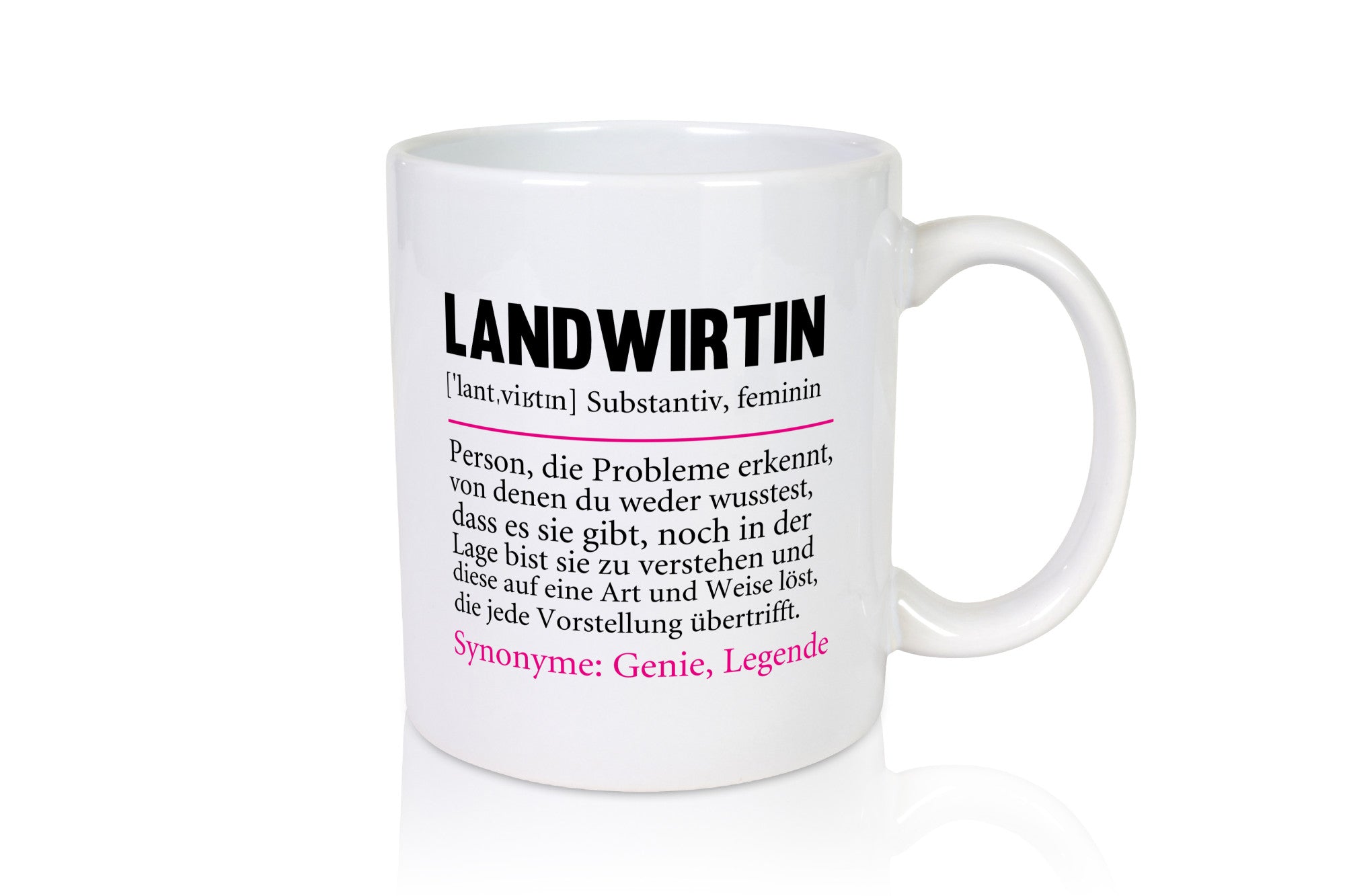 Landwirtin | Spruch Bäuerin Landwirtschaft lustig Humor Geschenkidee Geschenk
