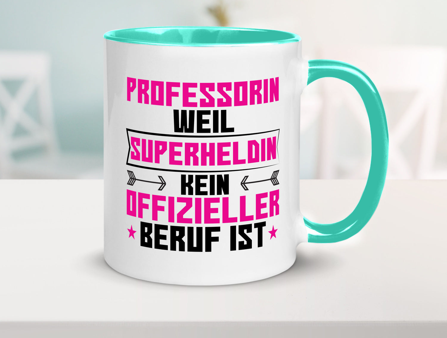 Superheldin Professorin | Uni Universität Geschenk Humor Geschenkidee lustiger