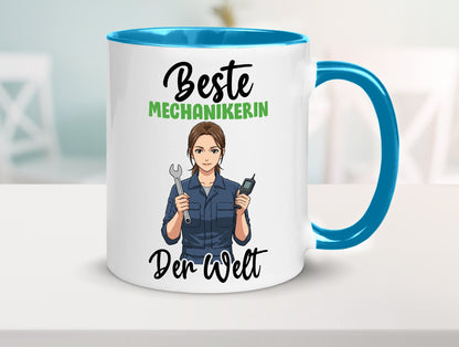 Beste Mechanikerin | KFZ v2 Humor Geschenkidee Tasse