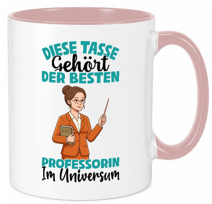 Im Universum: Professorin | Uni Universität lustiger Spruch Geschenk Humor Tasse