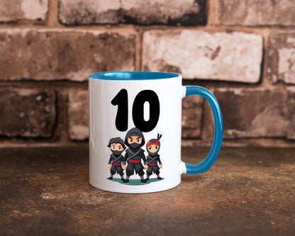 10. Geburtstag | 10 Jahre Ninja Humor Geschenkidee Tasse