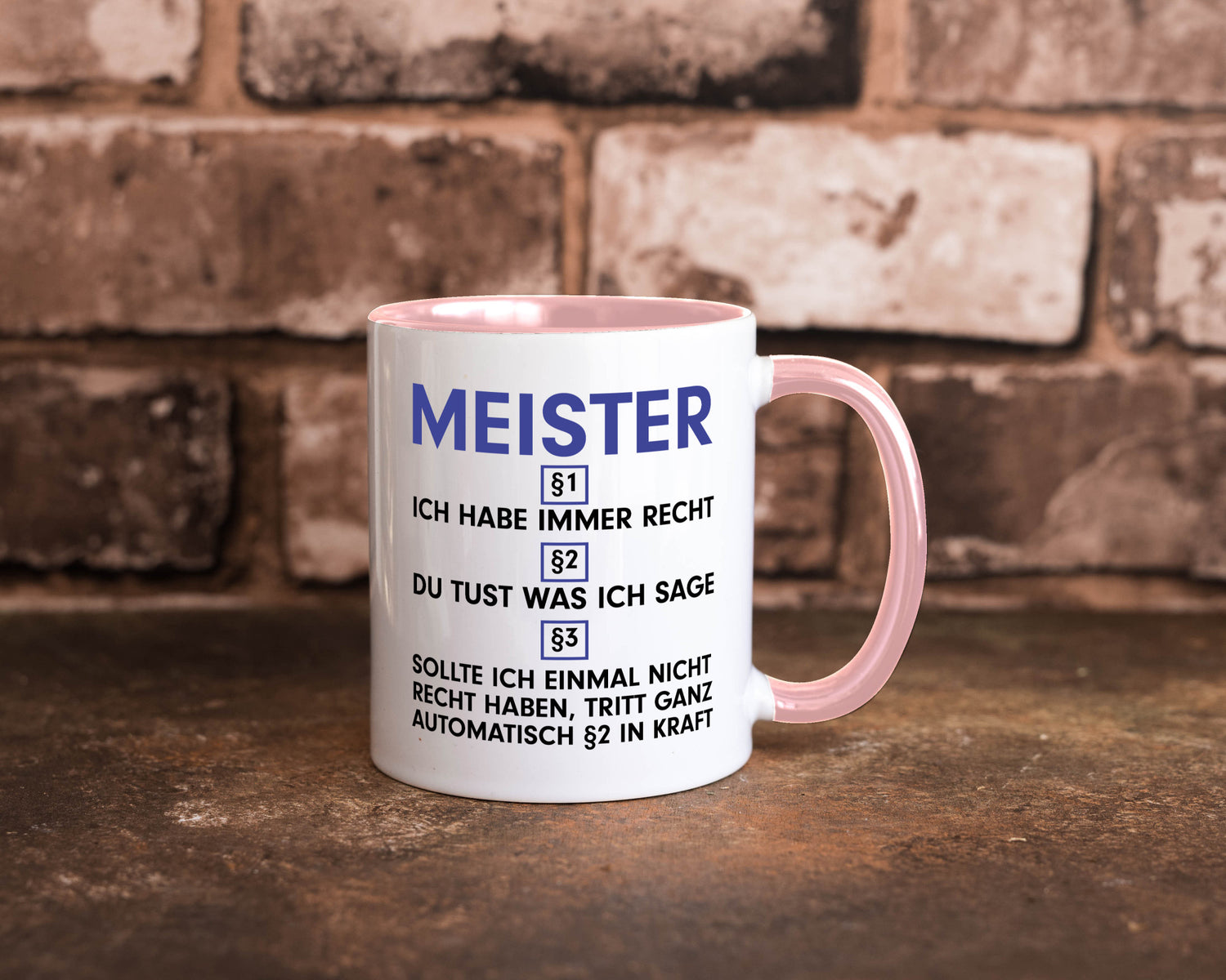 Ich habe immer Recht Meister | Meisterbrief v2 Geschenk Humor Geschenkidee
