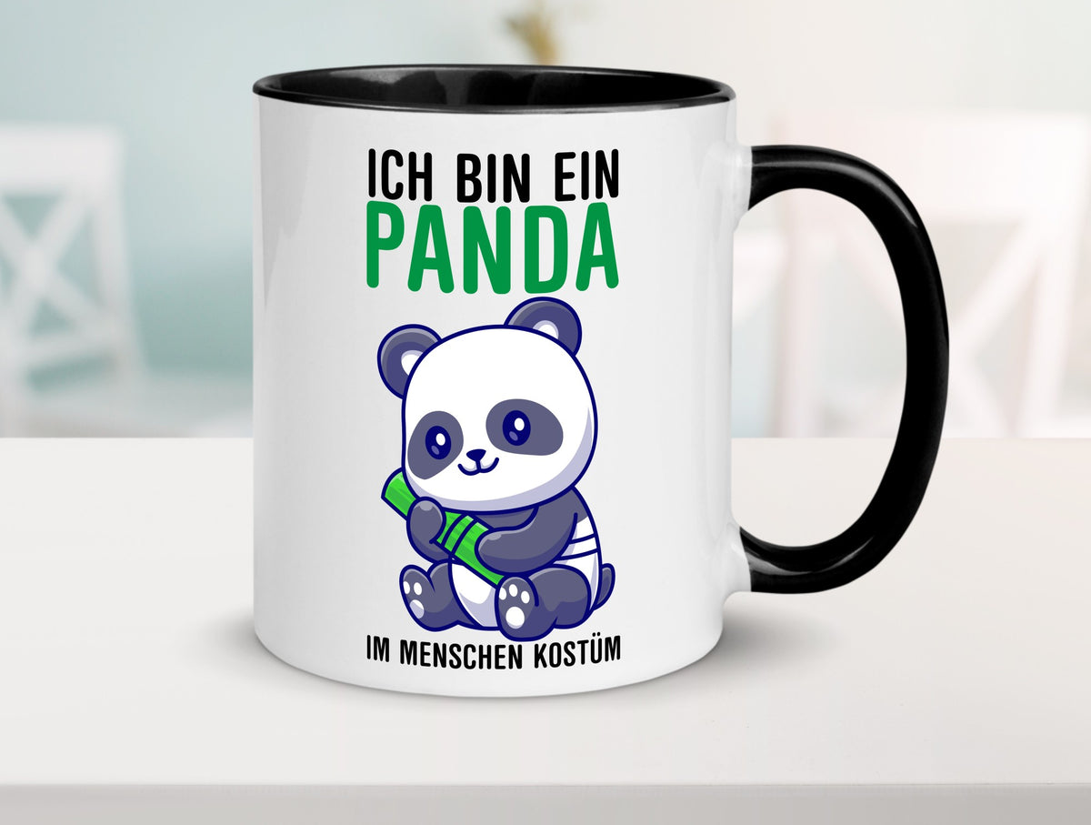 Ich bin ein Panda | Pandabär Kinder v2 Geschenkidee Humor Tasse