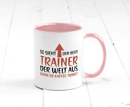 So sieht Bester Trainer der Welt aus | Kaffee Humor Geschenkidee Tasse