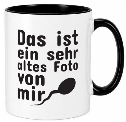 Sehr altes Foto von mir | lustige Tasse Männer Humor Geschenk Geschenkidee