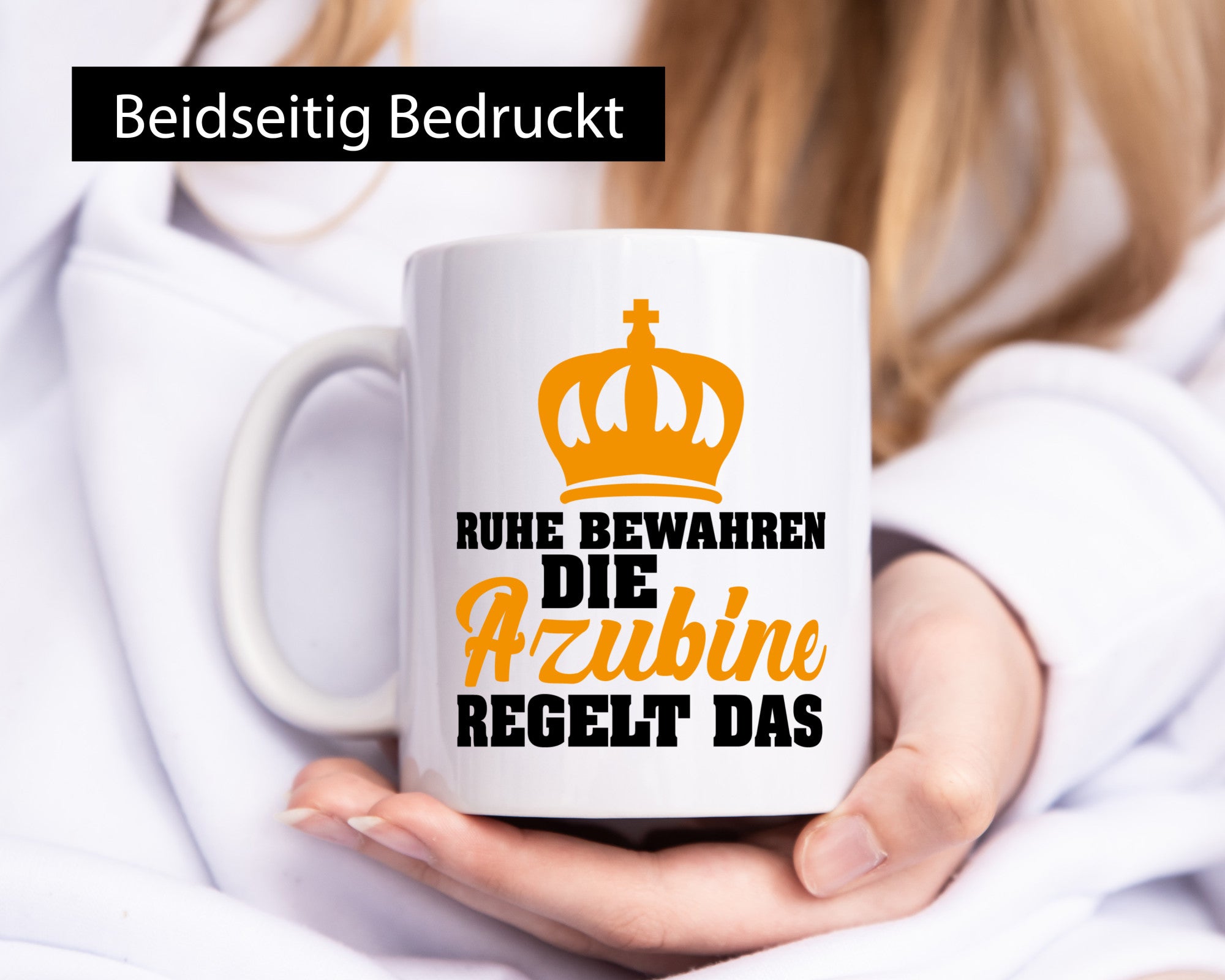 Azubine Spruch | Ausbildung Tasse Auszubildende Geschenk Humor Geschenkidee