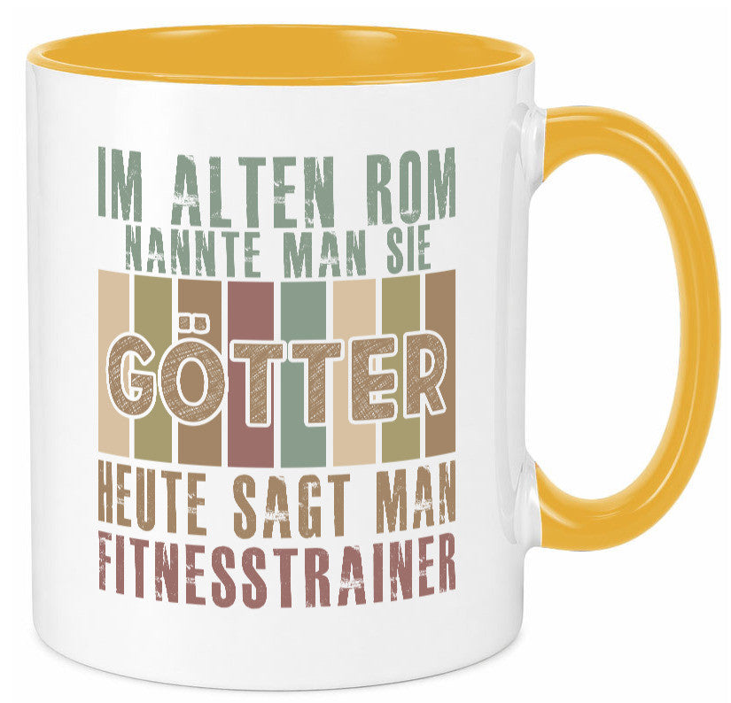 Heute sagt man: Fitnesstrainer | Personal Trainer Geschenkidee Humor Tasse