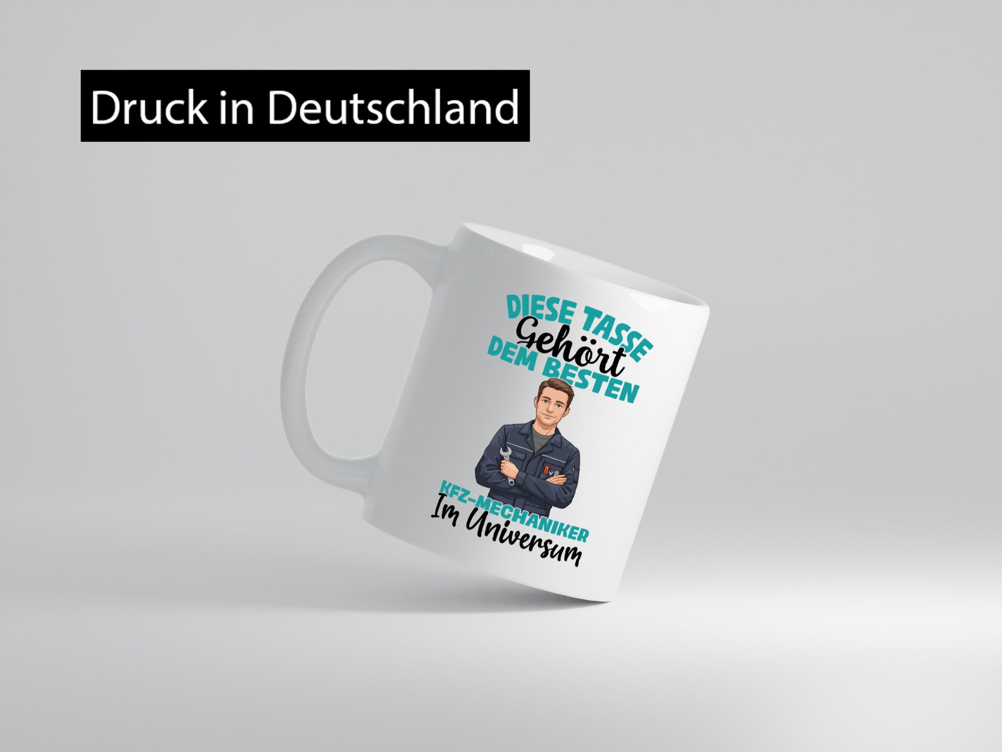 Im Universum: KFZ-Mechaniker | Werkstatt Mechaniker lustiger Spruch Geschenk