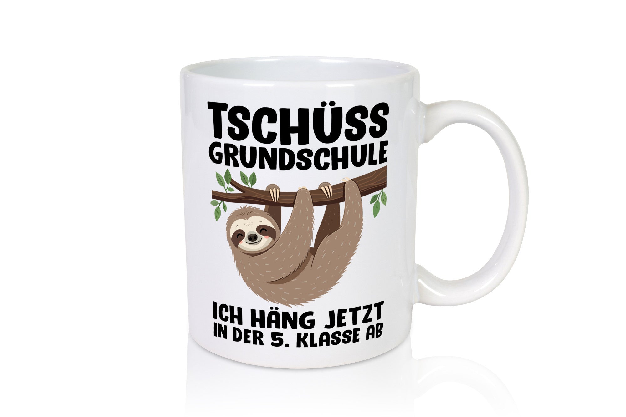 Tschüss Grundschule ich häng jetzt in der 5. Klasse ab Humor Geschenkidee Tasse