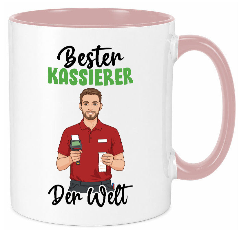 Bester Kassierer v2 Geschenkidee Humor Tasse