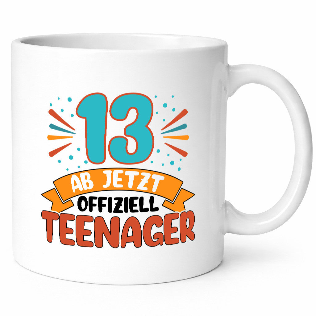 13. Geburtstag | Mädchen Tasse Teenager Spruch vl3 lustig Geschenkidee Geschenk