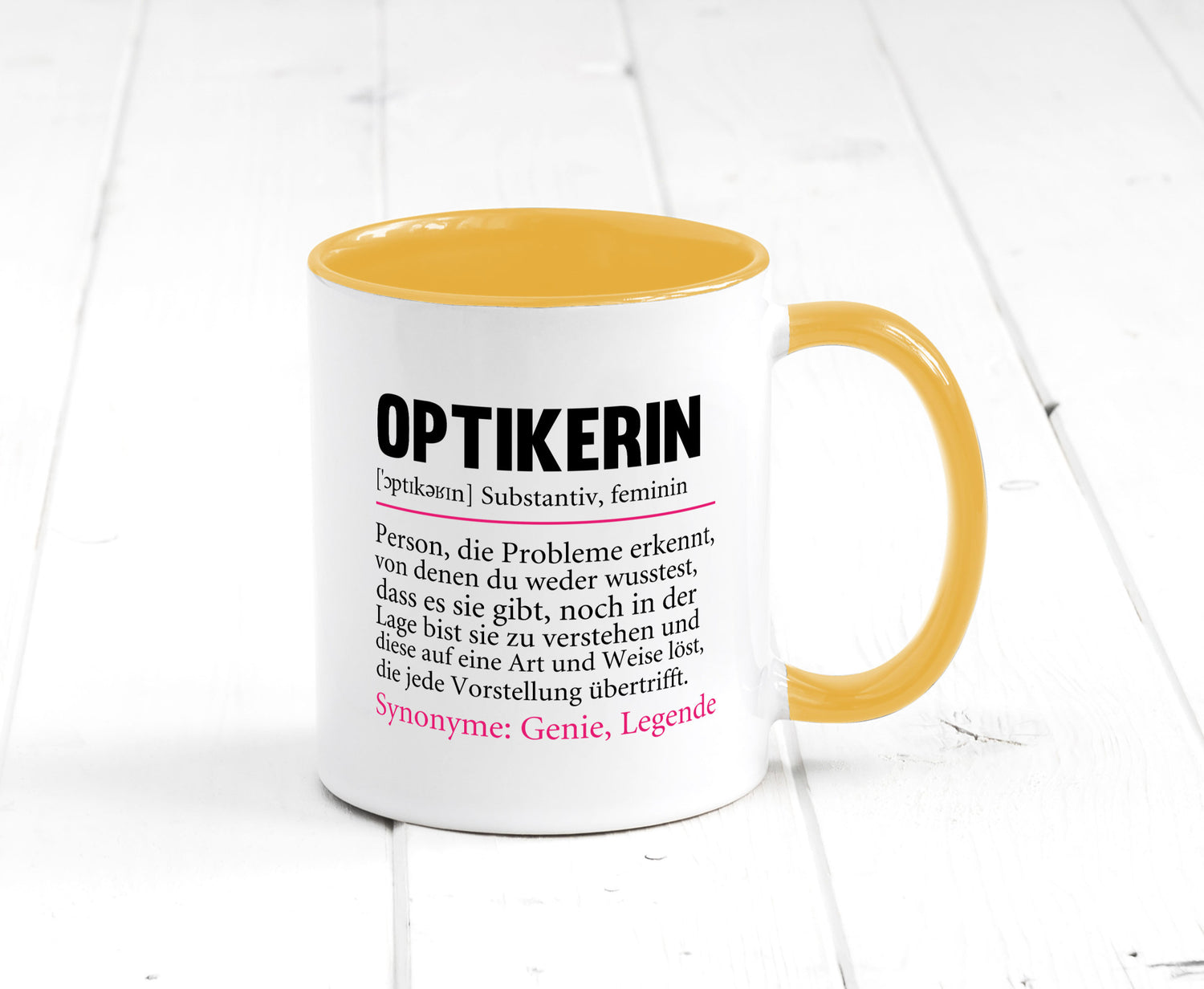 Optikerin | Spruch Humor Beruf Augenoptik Arbeit Kollegen Büro Geschenkidee