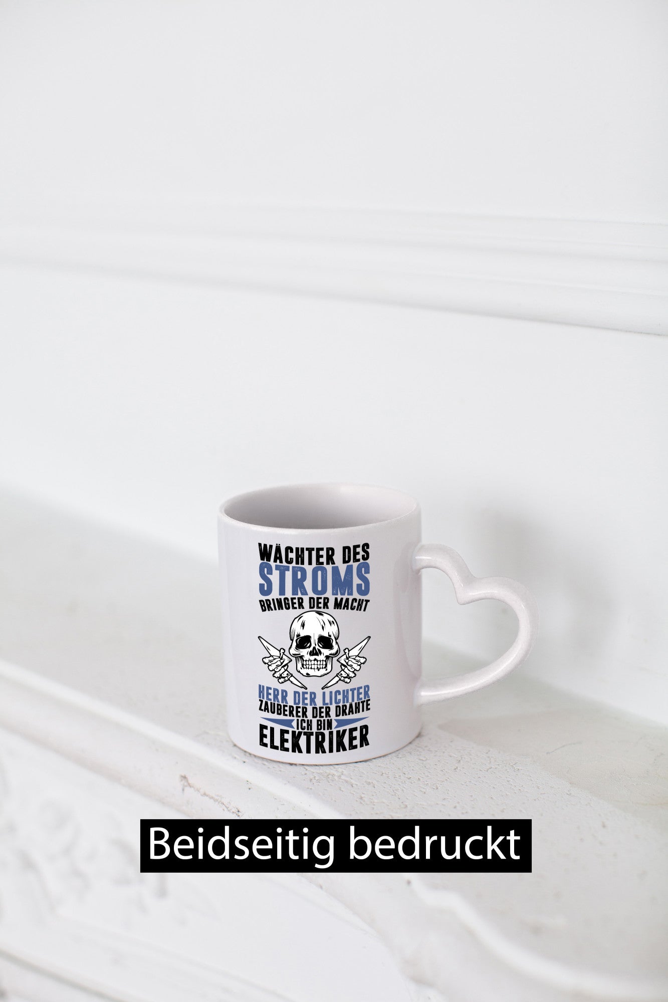 Ich bin Elektriker lustig Humor Geschenkidee Geschenk Tasse