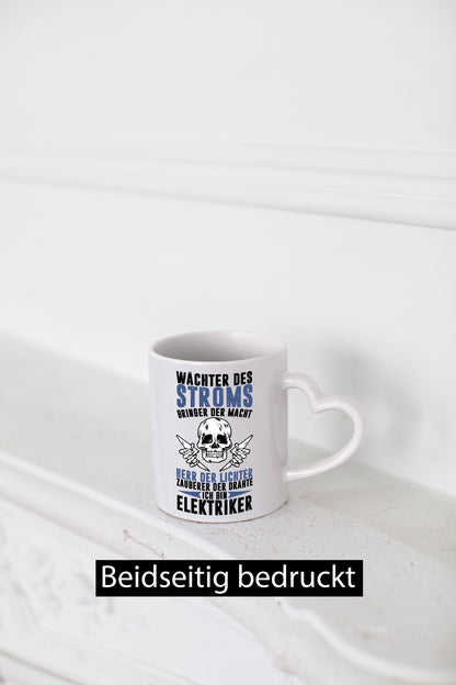 Ich bin Elektriker lustig Humor Geschenkidee Geschenk Tasse