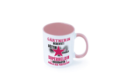 Bedeutung von Gärtnerin | Gartenbau lustiger Spruch Geschenk Humor Geschenkidee Tasse
