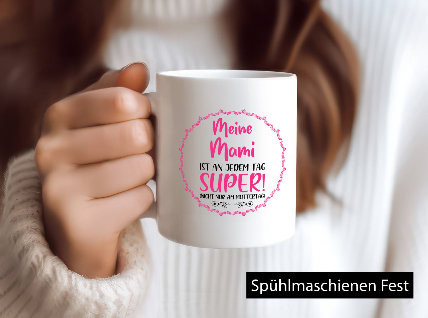 Beste Mama jeden tag nicht nur an Muttertag lustig Familie Geschenkidee
