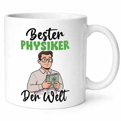 Bester Physiker | Physik v2 Geschenk Humor Geschenkidee lustiger Spruch Tasse