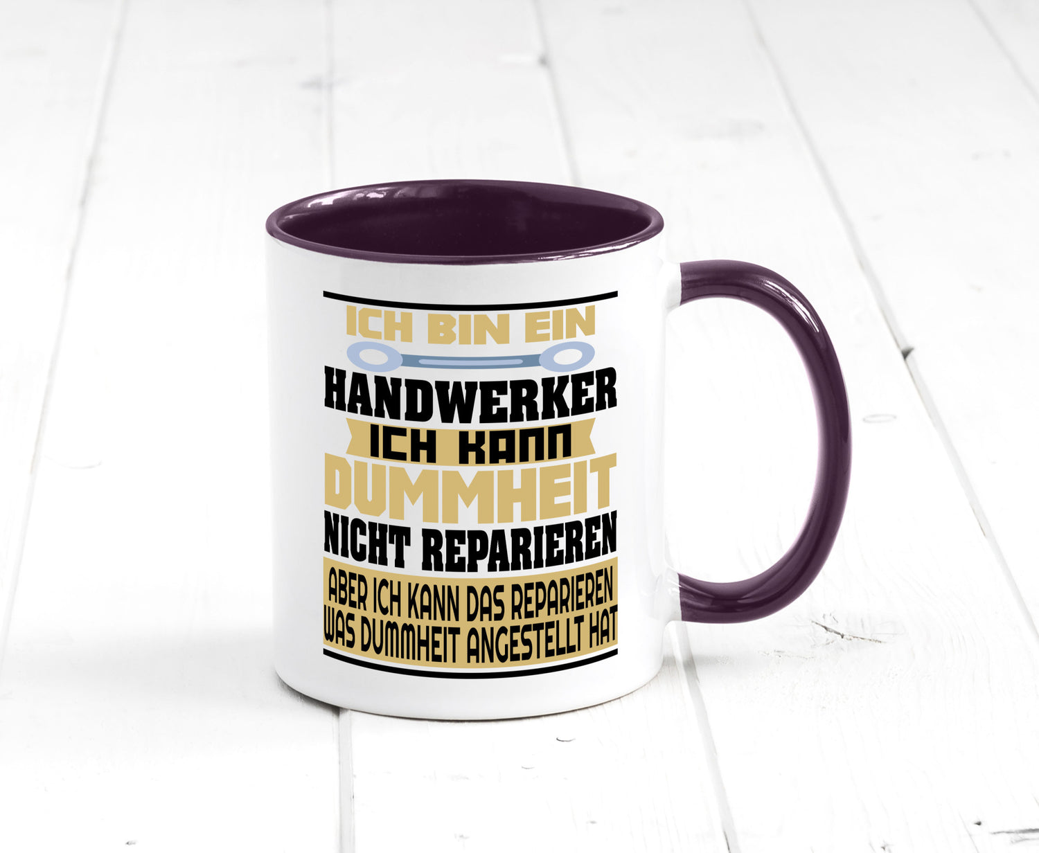 Ich bin Handwerker | Dummheit Schlechte Arbeit lustiger Spruch Geschenk