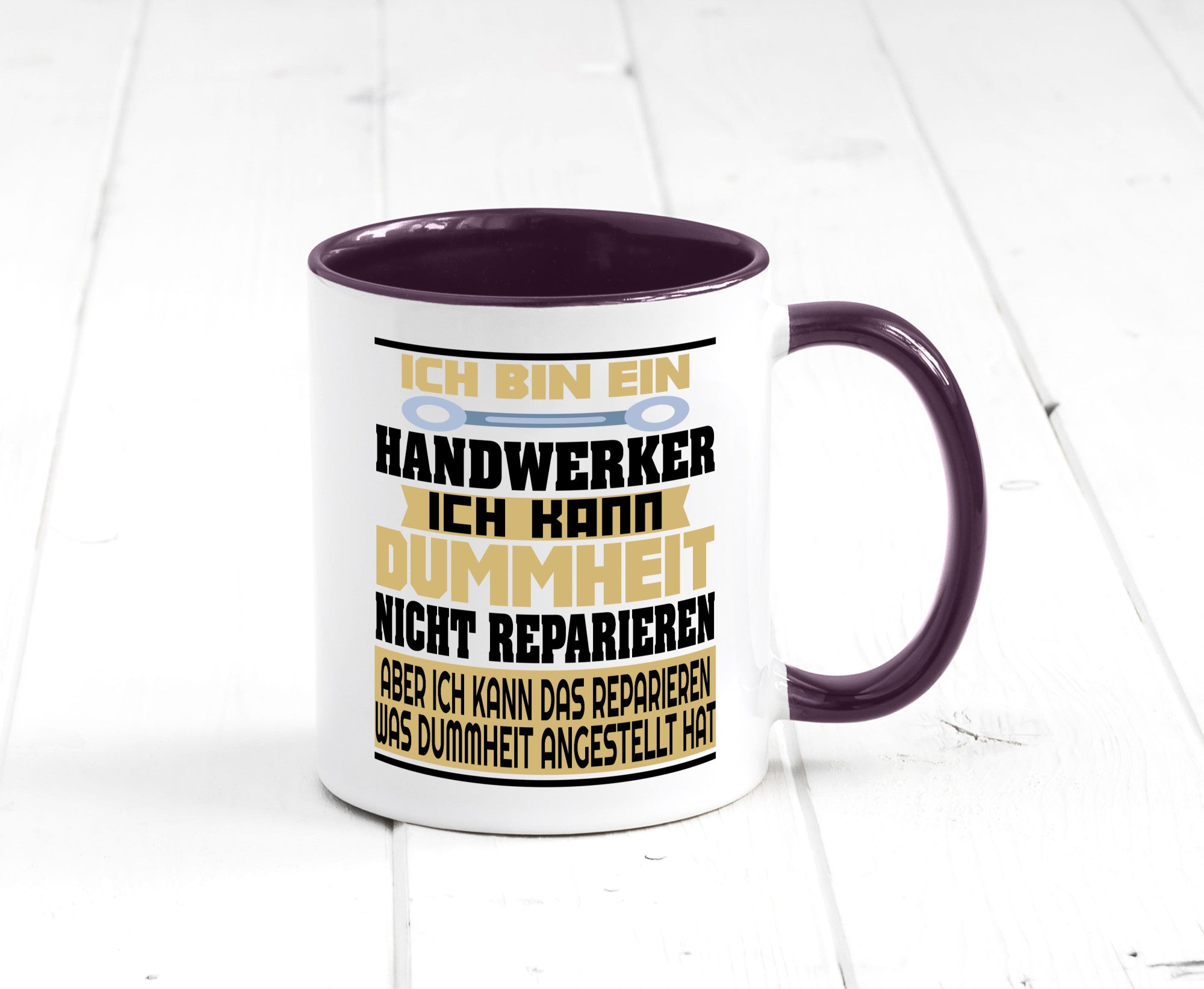 Ich bin Handwerker | Dummheit Schlechte Arbeit lustiger Spruch Geschenk
